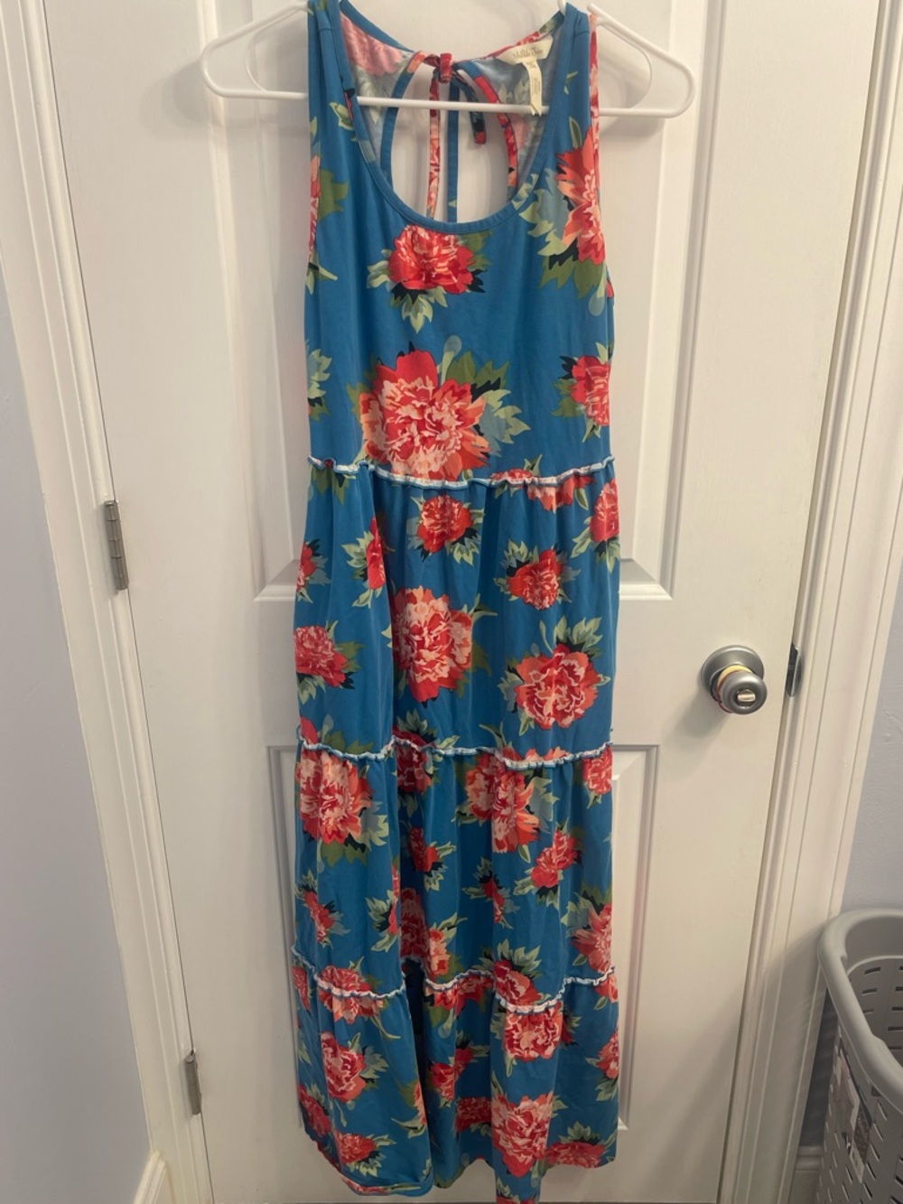 Matilda Jane Blue Floral Tie-Back Maxi